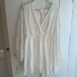 NWT PETAL + PUP White Lace Dress